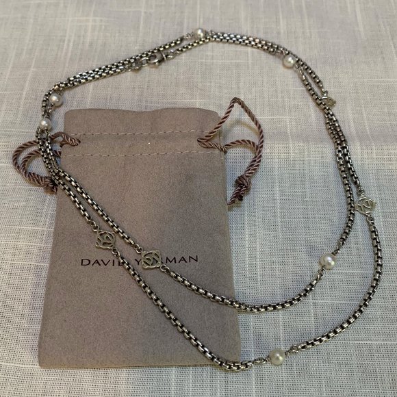 David Yurman 32 Long Pearl Dy 